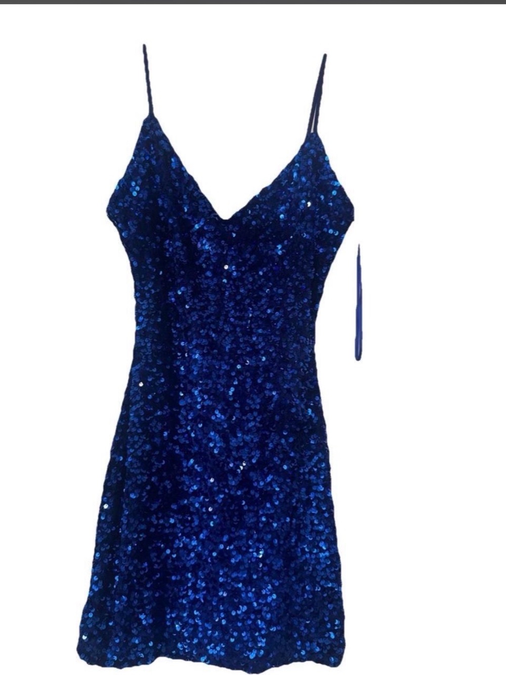 Windsor Royal Blue Sequin Mini Dress